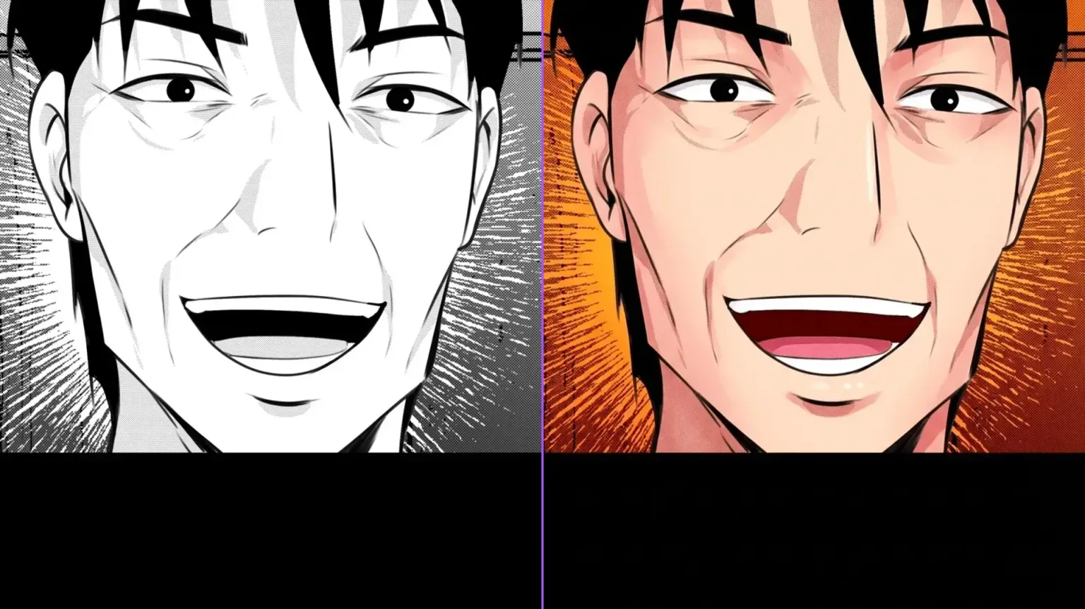 Close-up detail comparison