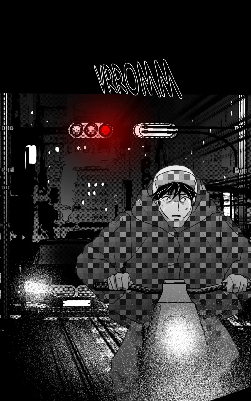 Night scene before colorization