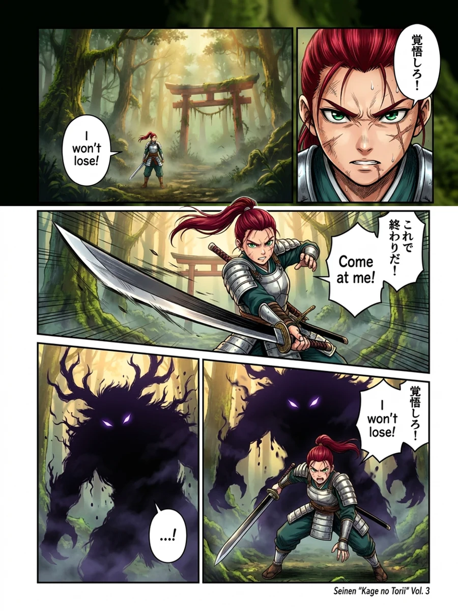 The same page, AI-colorized
