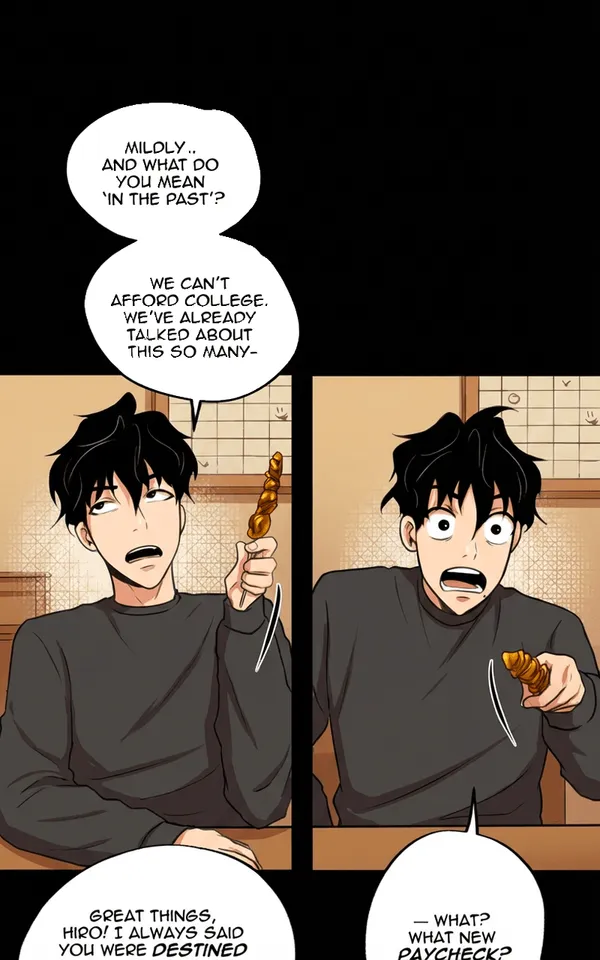 The same manhwa panel colorized with AI
